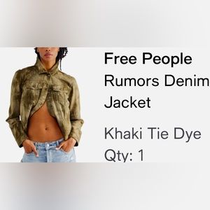 Free People Rumors Jacket